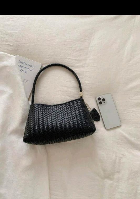 Milan Woven Shoulder Bag - lifestyle shot 2