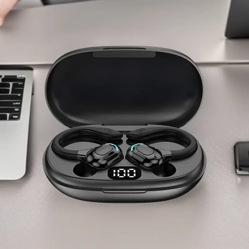 TWS-F8 Bluetooth Earbuds – Binaural Wireless Headset with Charging Case & Digital Display