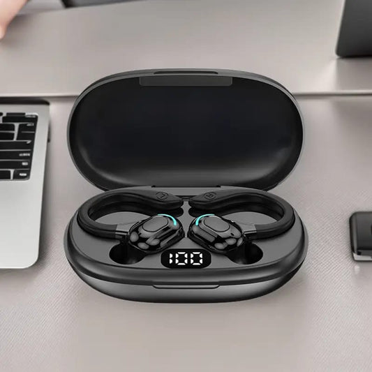 TWS-F8 Bluetooth Earbuds – Binaural Wireless Headset with Charging Case & Digital Display