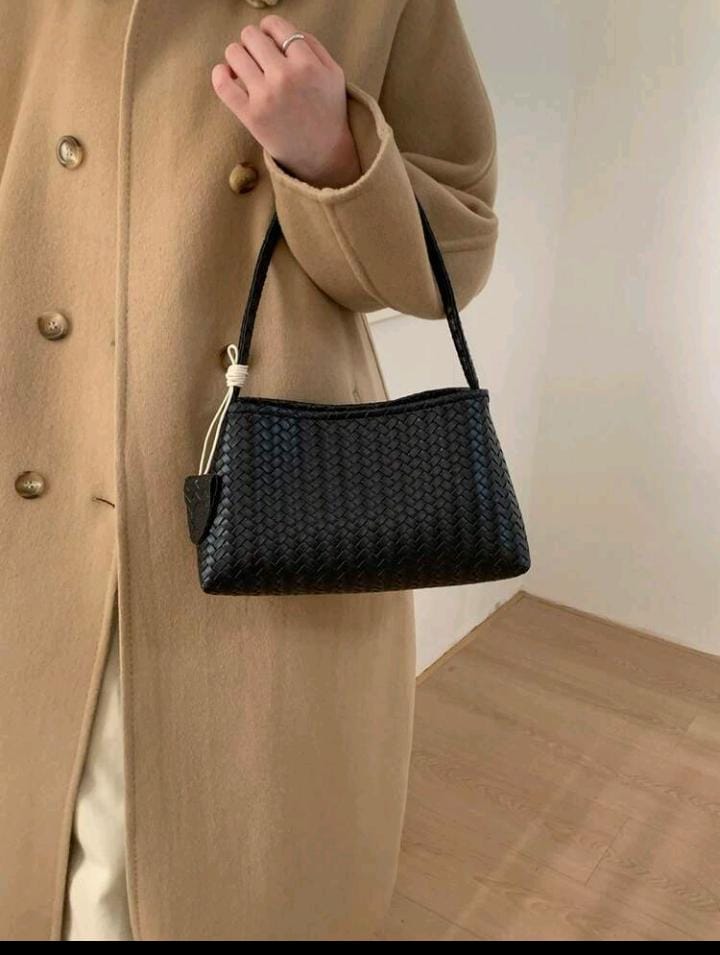 Milan Woven Shoulder Bag - lifestyle shot 3