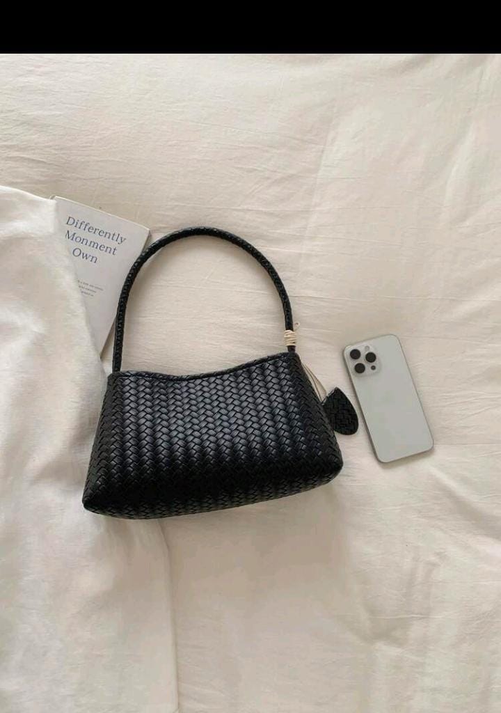 Milan Woven Shoulder Bag - lifestyle shot 2